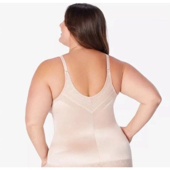 Ruby Ribbon Pin-Up Lace Cami in Pale Nude New Size 48 - Picture 7 of 8